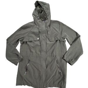 Cavalini Original Jacket Womens XL Green Lightweight Rain Windbreaker Hooded